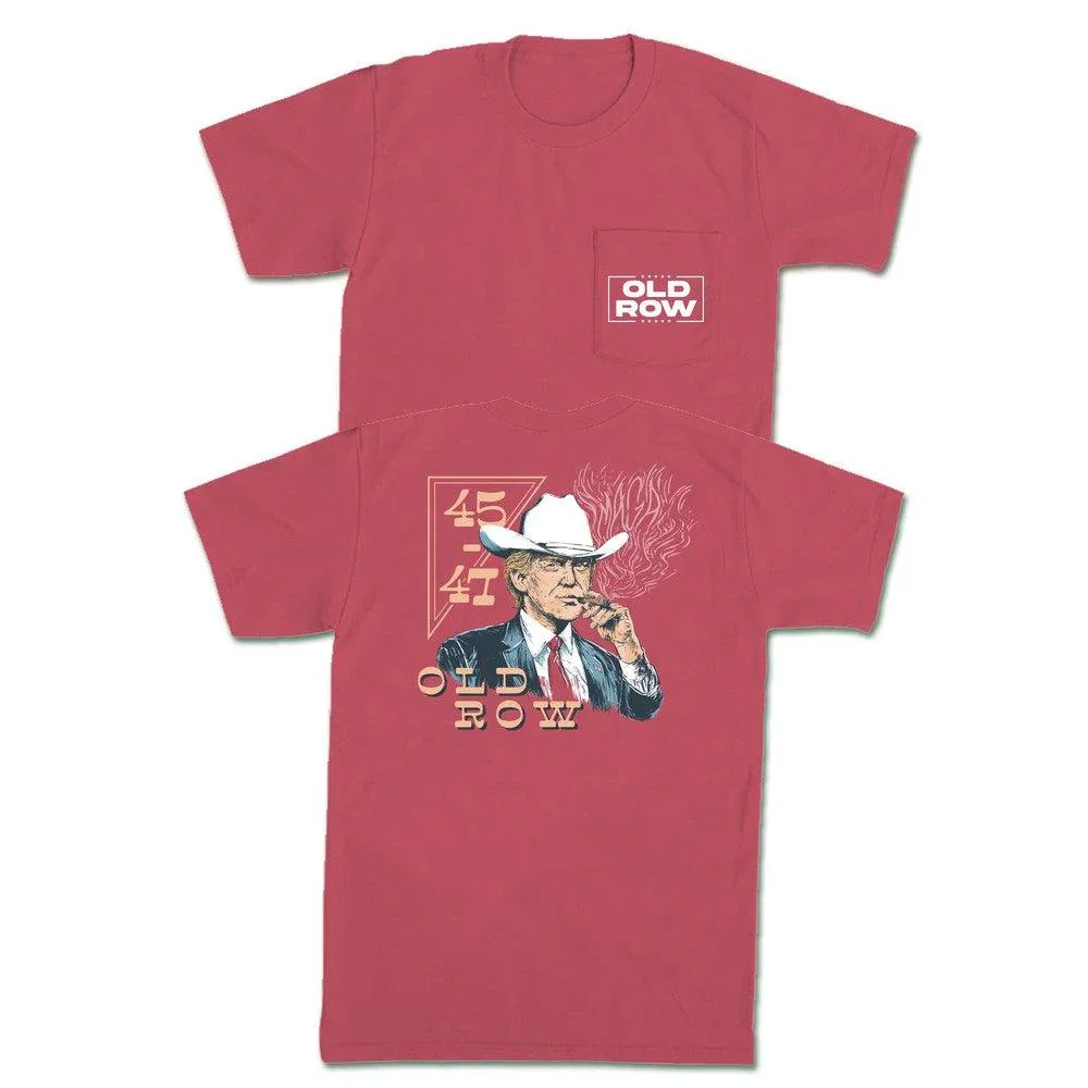 Image of Cowboy Trump Pocket Tee