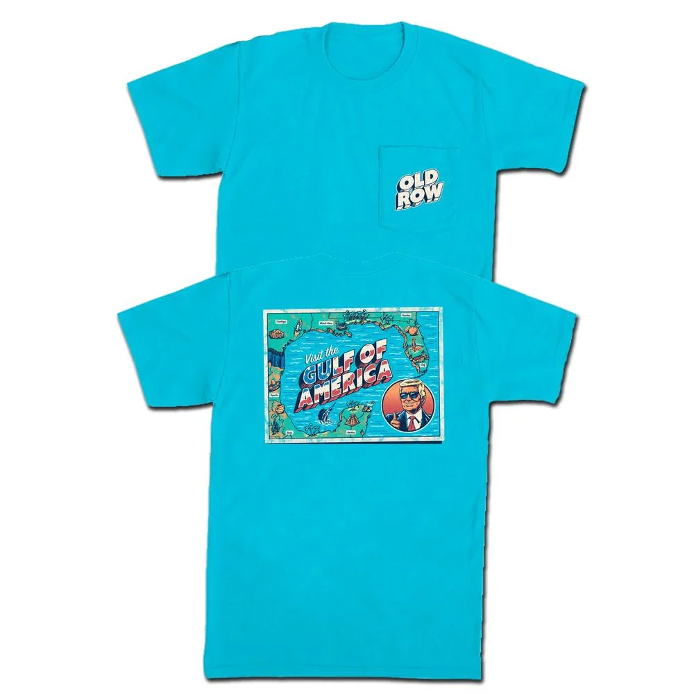 Image of Gulf Of America Postcard Pocket Tee