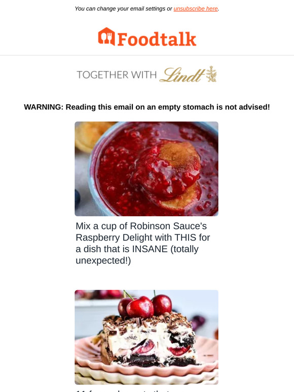 Hometalk: Mix a cup of Robinson Sauce's Raspberry Delight with THIS ...