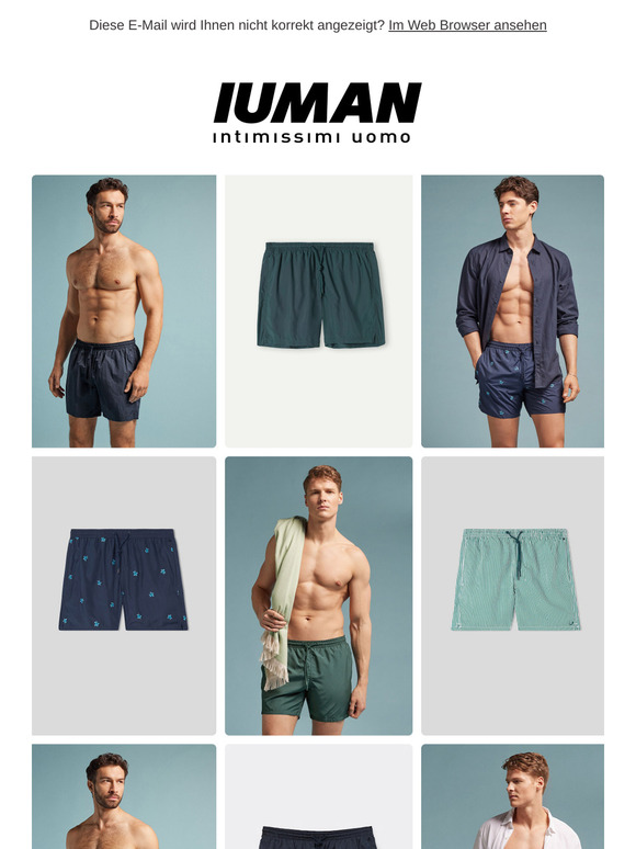 Sommer in Sicht – sichern Sie sich jetzt Ihre IUMAN Badehose