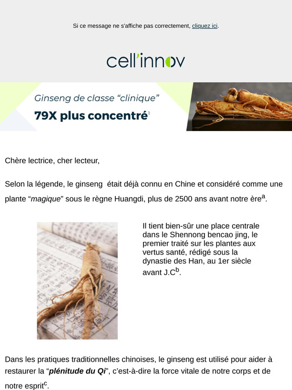 Ginseng : validé par 2500 ans d’usage… et la science