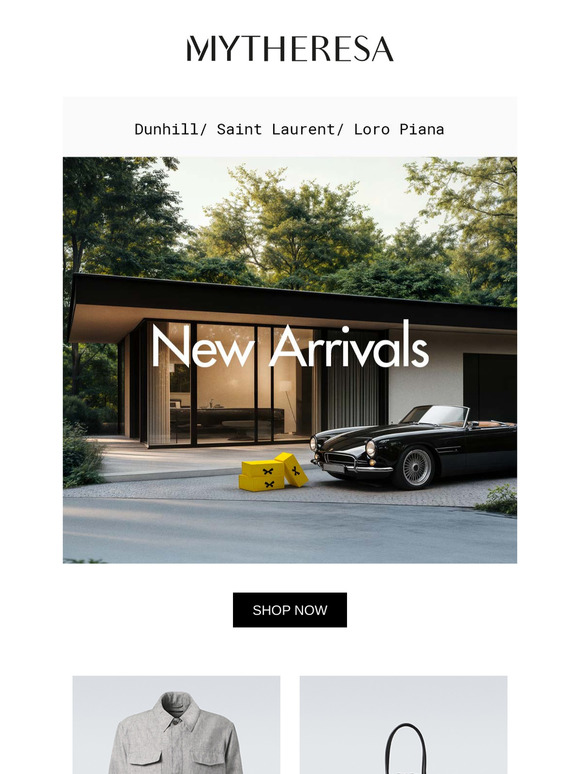 Just in: Dunhill, Saint Laurent, Loro Piana