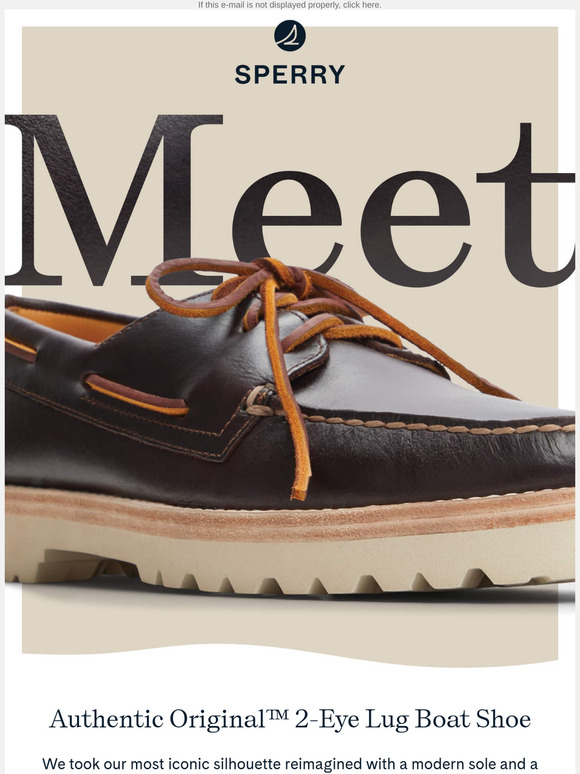 New Iconic Boat Shoe 👀