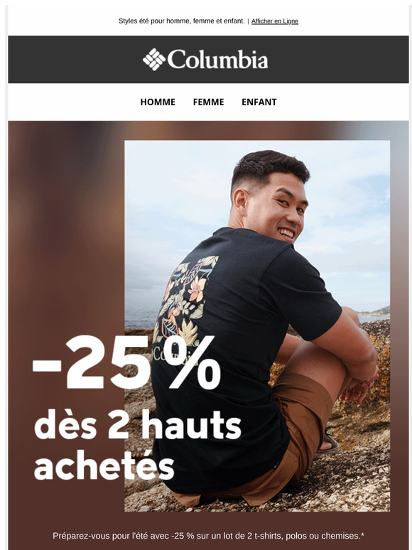 -25 % dès 2 hauts achetés