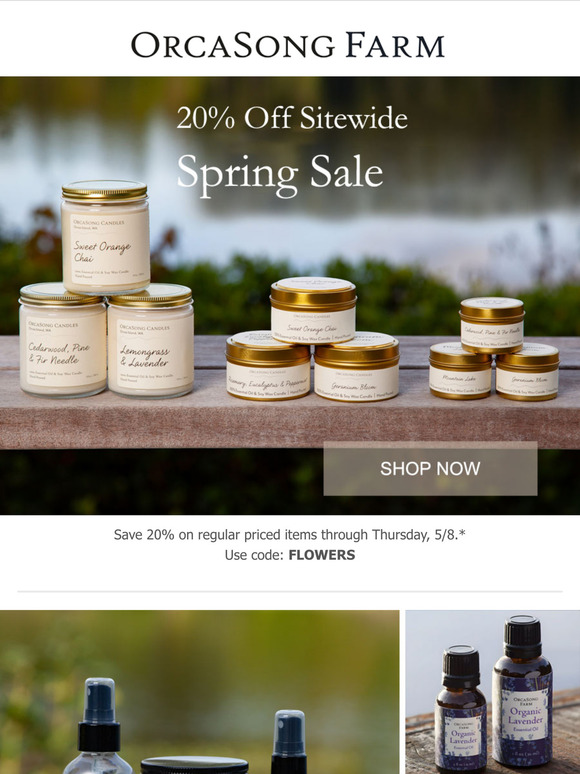 Spring Sale Ends Tonight 🌷
