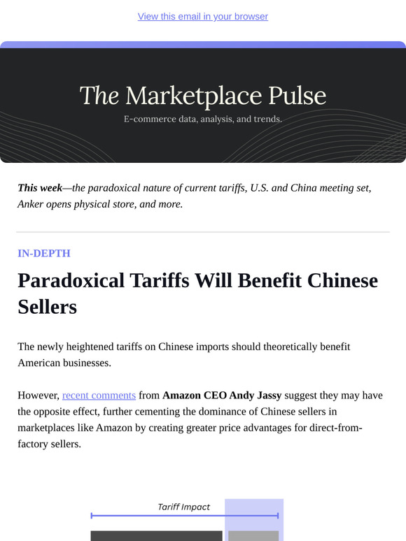 How Paradoxical Tariffs Will Help Chinese Sellers