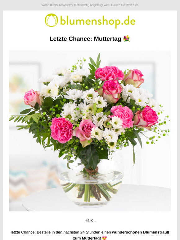 Letzte Chance: Blumen zum Muttertag, ! 💐