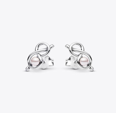 Infinity Knot Stud Earrings