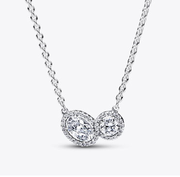 Embracing Halo Necklace