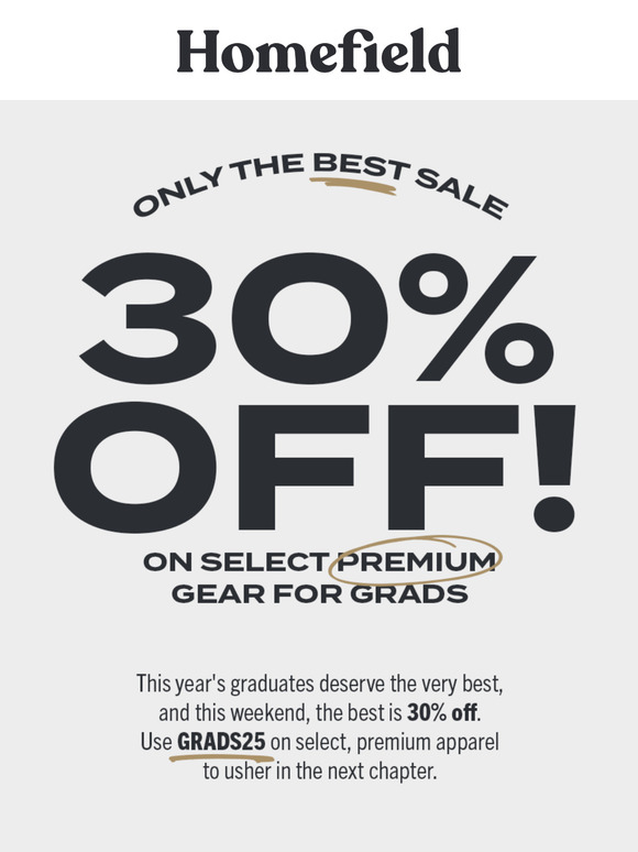 ✨ 30% off: Shop for the grads! 🎓