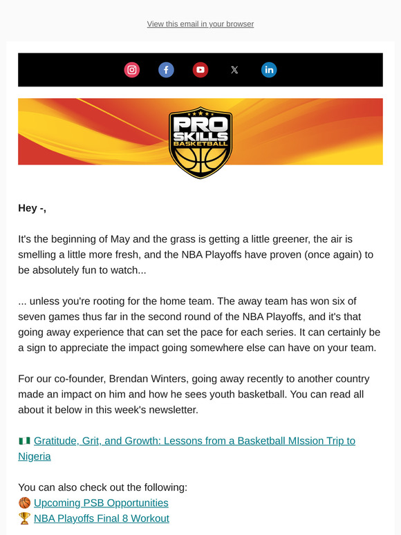 Lessons Learned from a Basketball Mission Trip