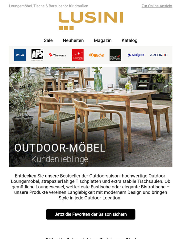 Kundenlieblinge & Outdoor-Highlights: Jetzt das Beste für Terrasse & Garten sichern!