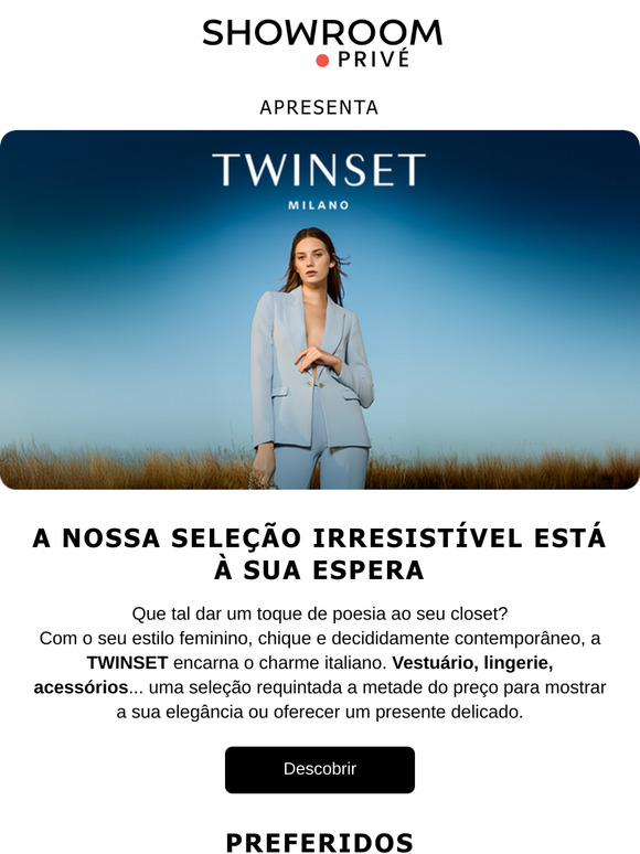 TWINSET: requinte italiano a metade do preço ✨