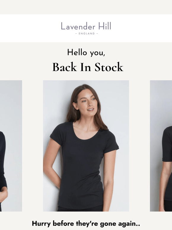 Good News: The Black Tee is Back!