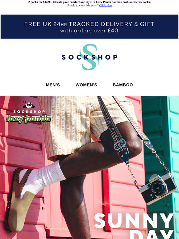 Join the crew in fresh bamboo sports socks 👟☀️