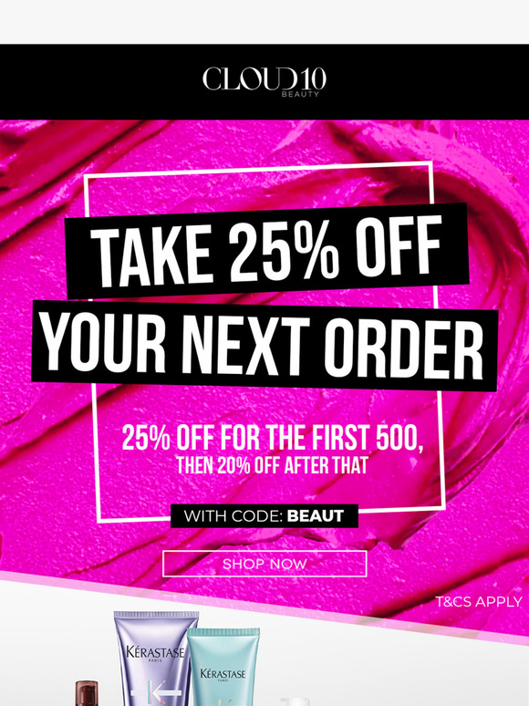 Hey Beaut! Take 25% Off Your Fave Hair & Beauty! 😱