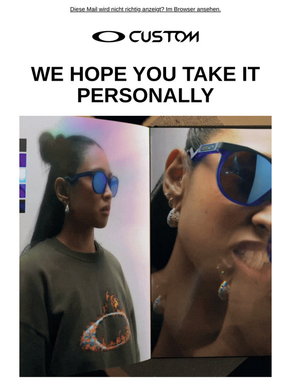 Hol dir deine neue Oakley Custom-Sonnenbrille