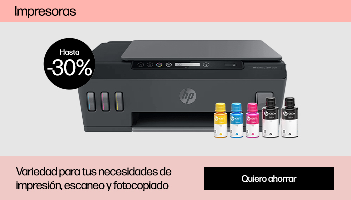 Impresoras con hasta 31% dcto.