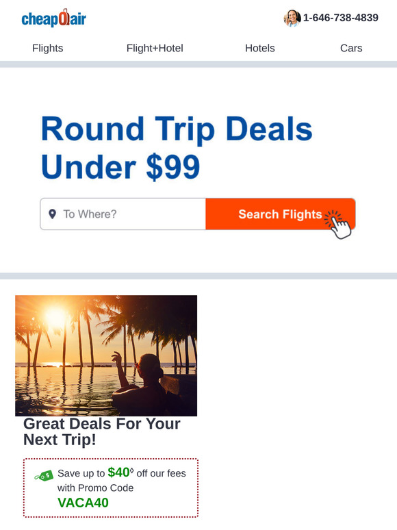 ✈ Great Deals For Your Next Trip!
