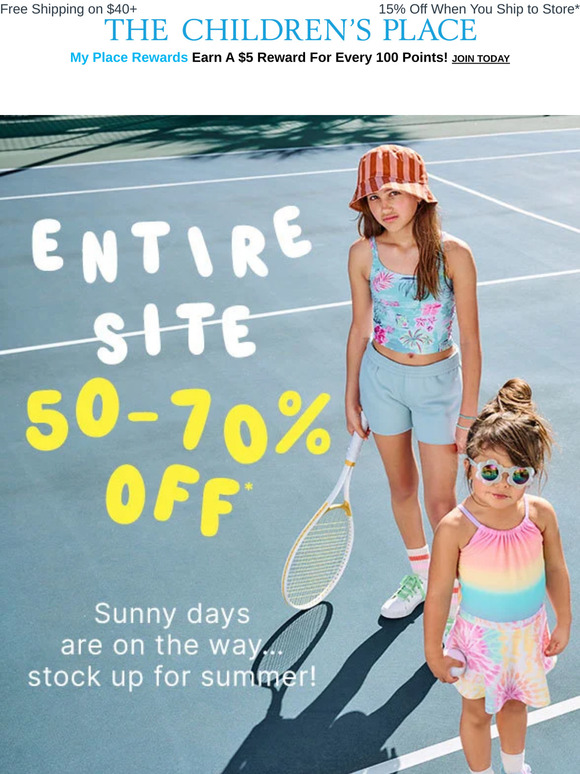 DON’T MISS 50-70% OFF SITEWIDE!