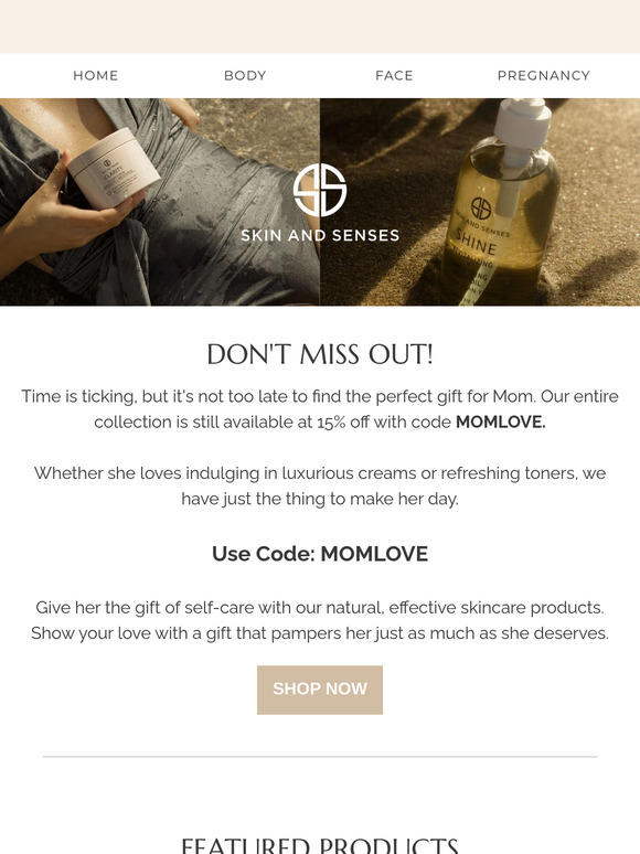 Just for Mom: Have You Found the Perfect Gift Yet? 🎁 15% OFF