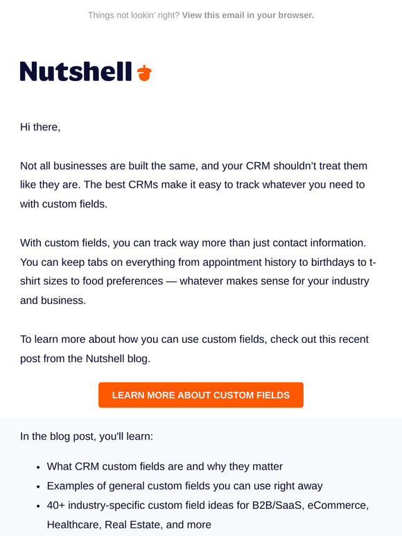 Make CRM work for you with these custom field ideas