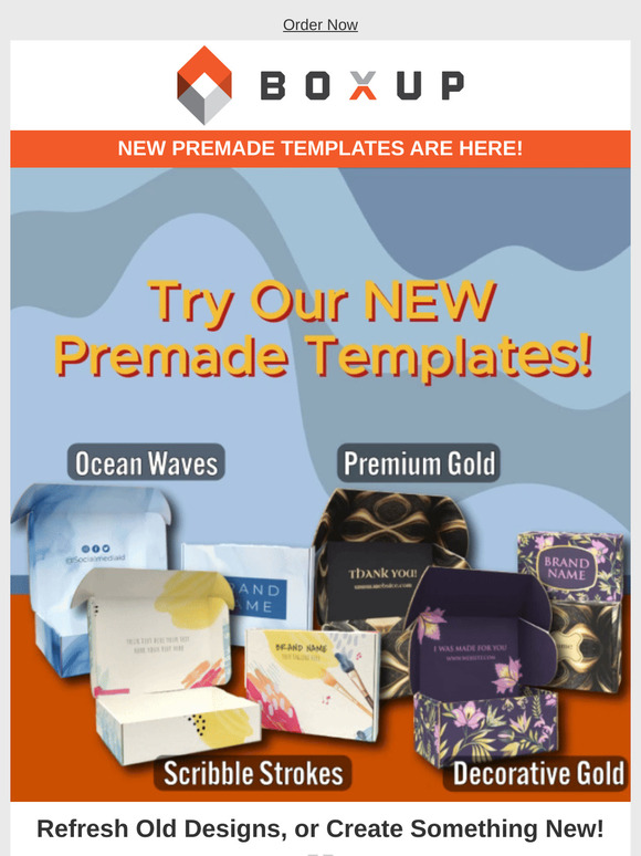 We Make Design Easy! New Pre-Made Templates!