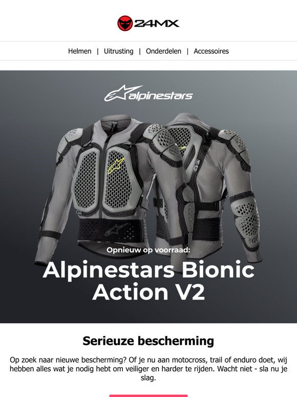 De Alpinestars Bionic V2 is terug