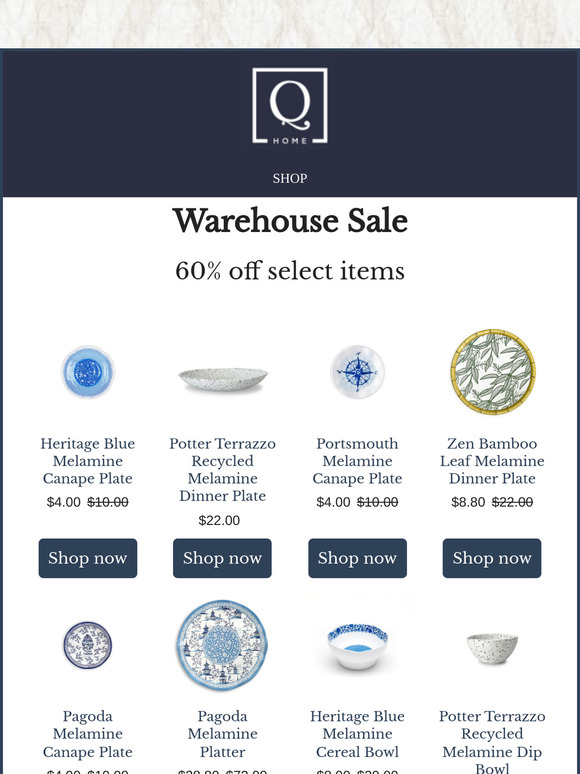 UPDATE: Warehouse Sale 💙