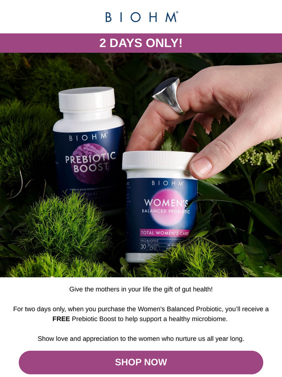 Celebrate Mom with a Gift for Her Gut 🌸