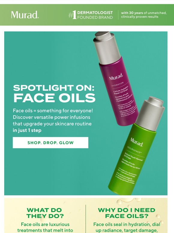 Why face oils are the secret to your glowiest skin ever