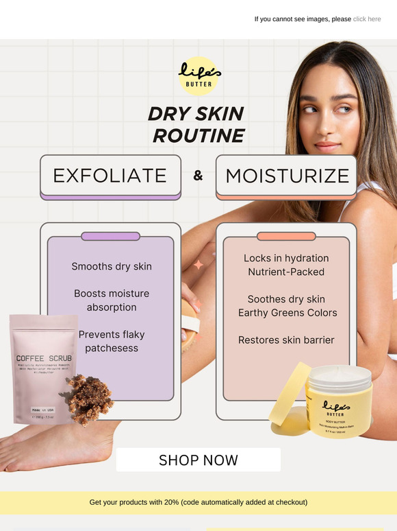 Dry skin rescue 😌