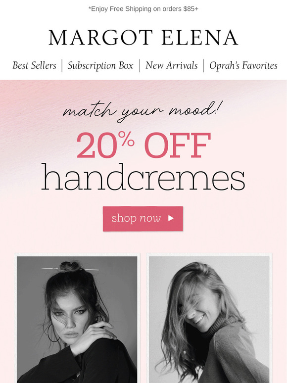 30% off handcremes 💖