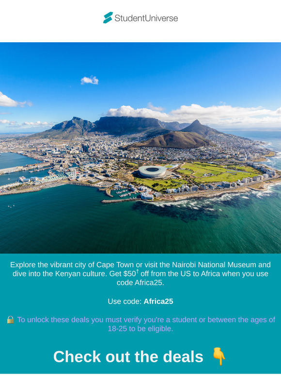Discover Africa and save $50 now!