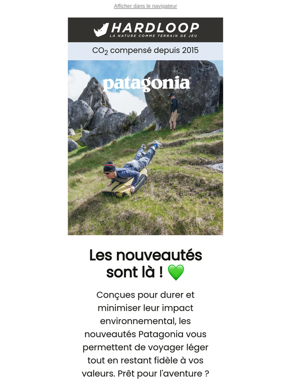 Patagonia, nouvelle collection en ligne 💚