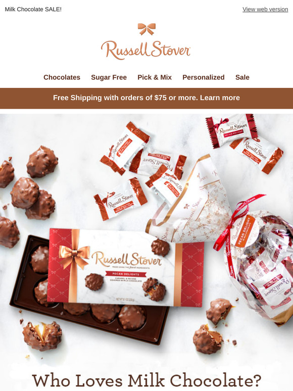 25% Off Milk Chocolates!🍫