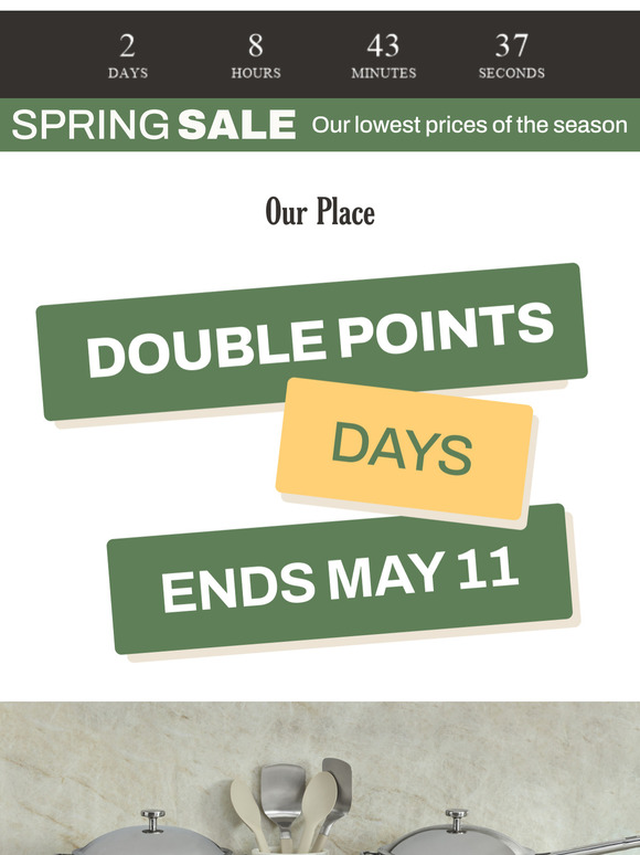 Ending Soon: Spring Sale + Double Rewards