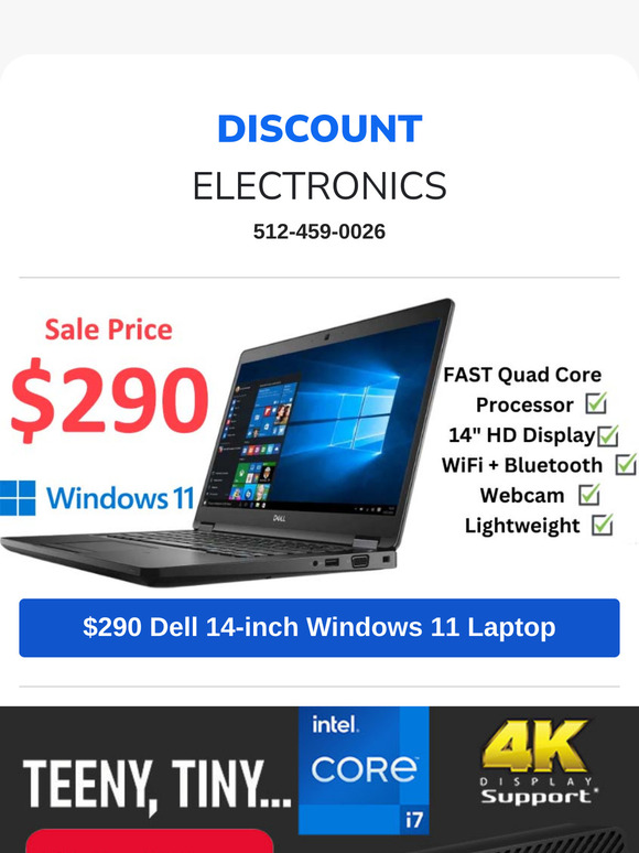 Hurry ⌛ These $290 Dell Windows 11 Laptops are selling quick!