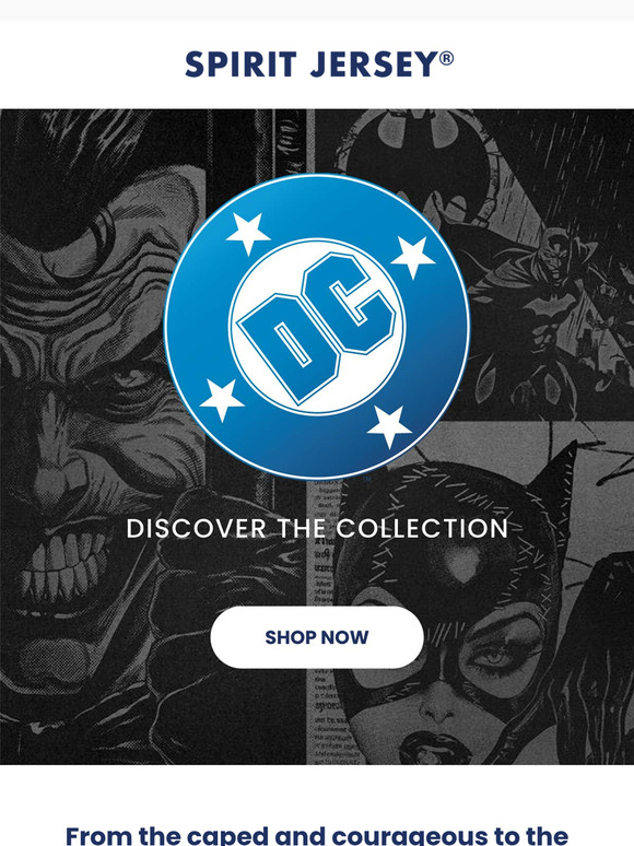 Unleash Your Inner Hero with Official DC™ Spirit Jerseys®