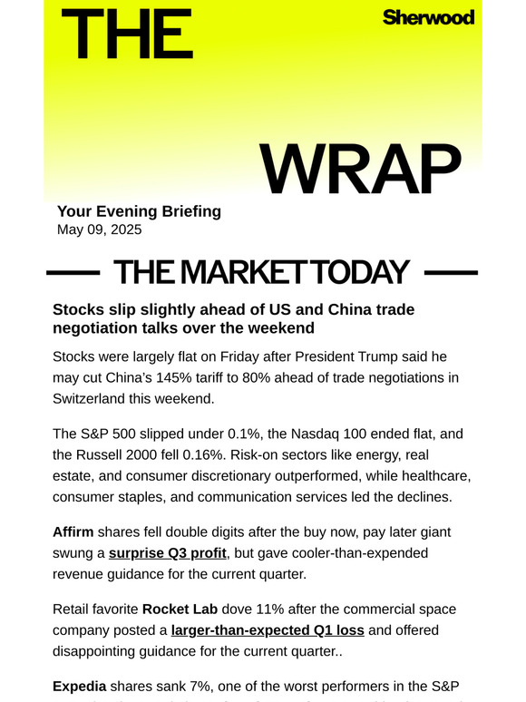 Stocks slip slightly ahead of US and China trade negotiation talks over the weekend