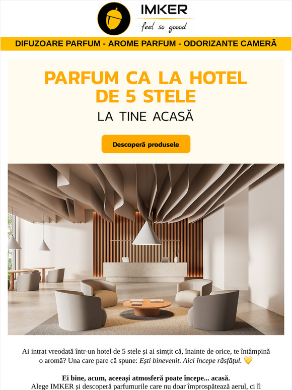 Parfum de hotel de 5 ⭐, la tine acasă