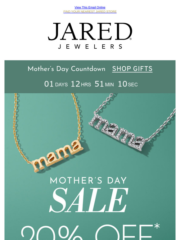 20% Off* Storewide & 40% Off** Select Fashion Jewelry