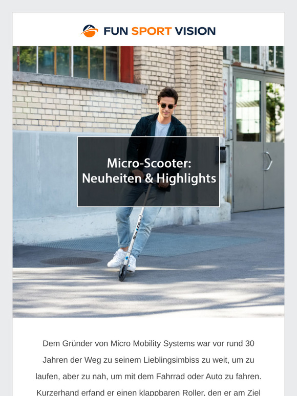 Scooter: Neuheiten und Highlights von Micro