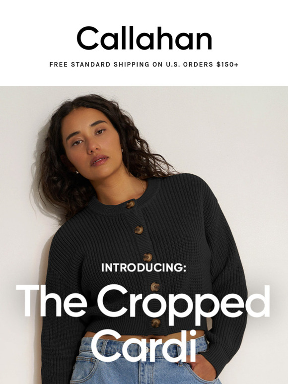 Meet the Cropped Cardi 👋