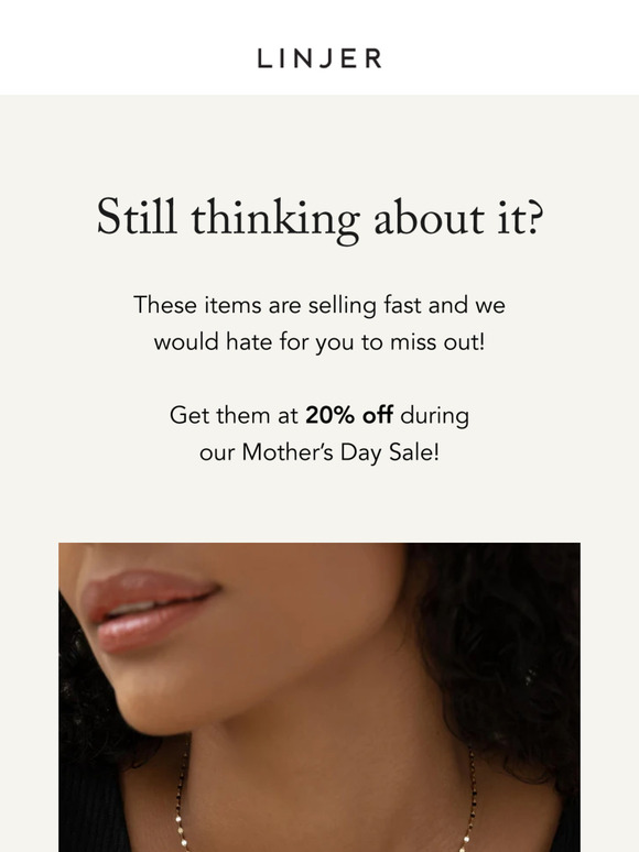 We know you’re thinking about it