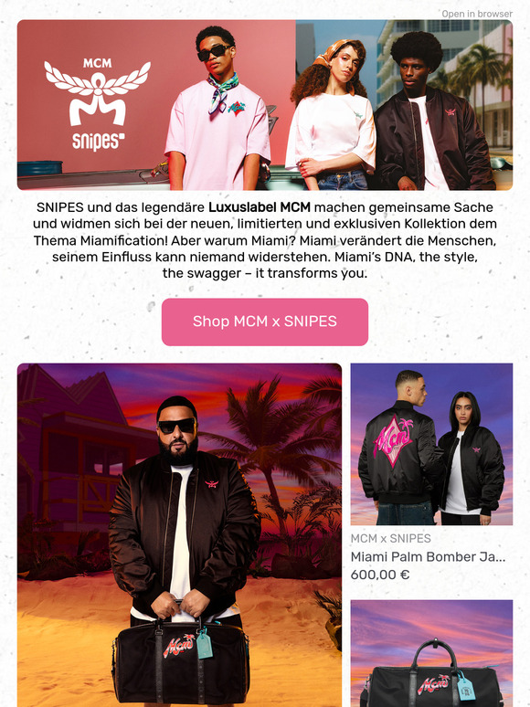 MCM x SNIPES – Make it Miami 🦩