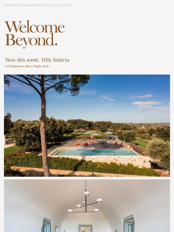 New this week: Villa Solaria