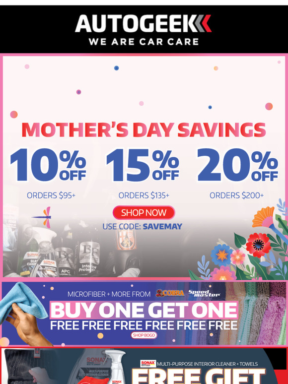 Celebrate Mom with Up to 20% Off, BOGOs + Free Gift!