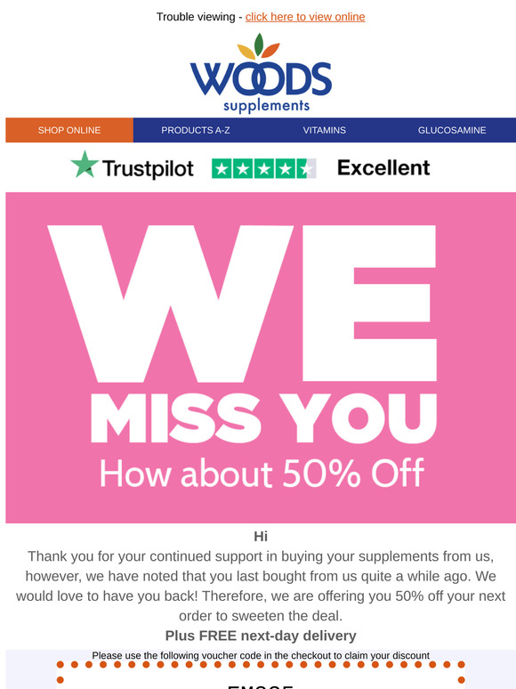 ❤️ We Miss You - VIP OFFER