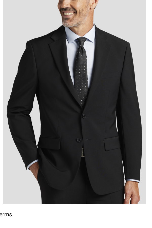 Black CK Suit Separate Jacket